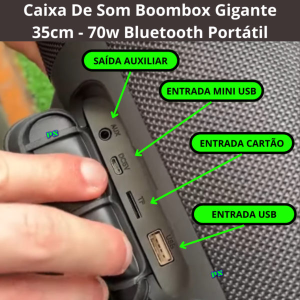 Caixa de Som Boombox 2 Gigante 35 cm - Image 2