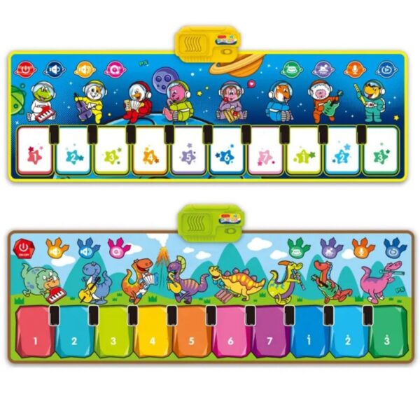 Brinquedo Tapete Piano Musical Infantil Crianças Bebê